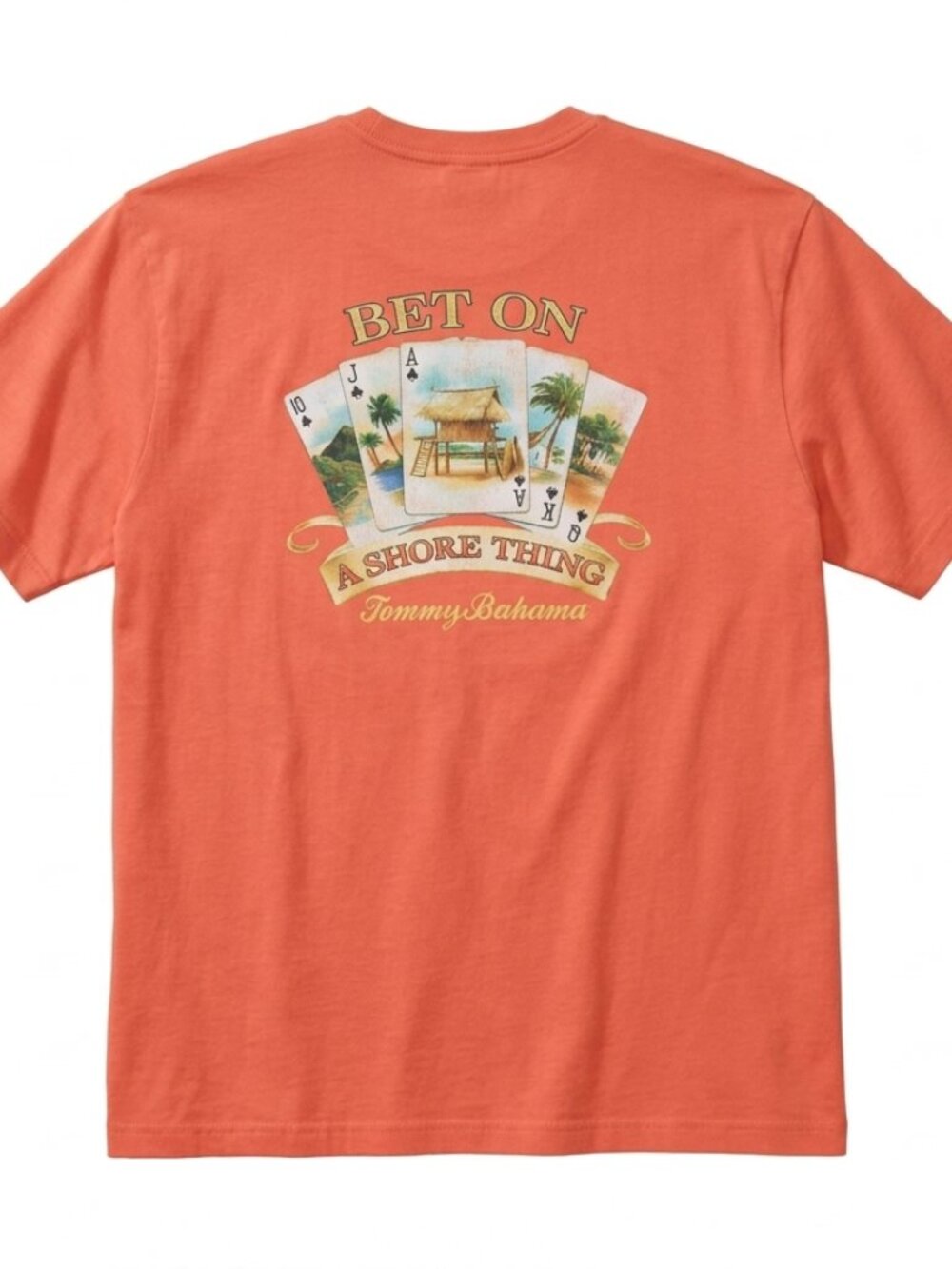 Tommy Bahama "Bet On A Shore Thing" Graphic T-Shirt - salmon
